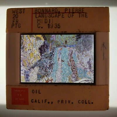 Pierre Bonnard Paisaje del Midi 1935 Arte 35 mm Diapositiva de vidrio Foto 1 de 4