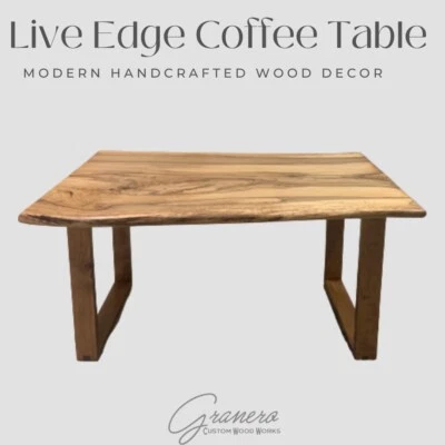 Live Edge咖啡桌 — 第 1/2 张图片