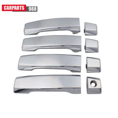 Nuevas manijas de puerta exterior cromadas delanteras traseras para Nissan Titan Armada QX56 80640ZC00A Foto 1 de 4