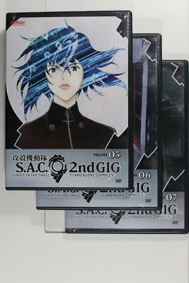 S.A.C. 2nd GIG Ghost In The Shell Stand Alone Complex  Volume 5-7 **Region 1** - Image 1 of 4