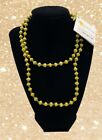 Bead Necklace Lime Green Noonday Collection Rolled Paper