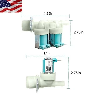 Washer Water Inlet Valve Cold 5220FR2075L and Hot 5220FR2006H Replace5220FR2006L - Picture 1 of 12