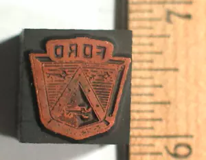 Ford Printers Block Vintage Letterpress Vintage (3/4") - Picture 1 of 1
