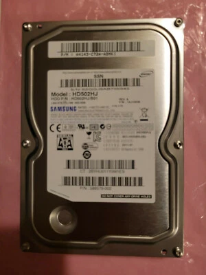 Samsung HD502HJ HD502HJ/B01 FW: 1AJ10006 500GB SATA 3.5" HD A4143-C72A-ADNKI - Image 1 of 3