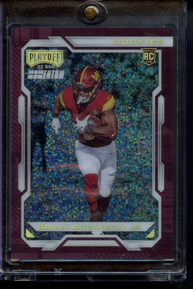 Panini Playoff Momentum Rookies #PMR-25 Brian Robinson Jr. (RC) Sparkle /10 SSP - Image 1 of 2