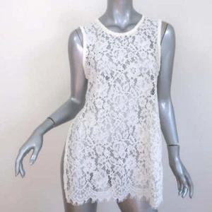 IRO Helena Lace Top Cream Size 36 Sleeveless Tunic NEW - Picture 1 of 7