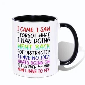 I Came I Saw I Forgot Coffee MugFunny Birthday Christmas Gifts MugCoffee Mugs... - Picture 1 of 9