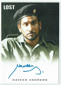 Lost Relics 2011 Autograph Card Naveen Andrews (Iraqi pose) as Sayid Jarrah - Picture 1 of 2
