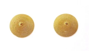 ORECCHINI A CORBULA IN FILIGRANA SARDA IN ORO GIALLO 18KT DONNA - Foto 1 di 1