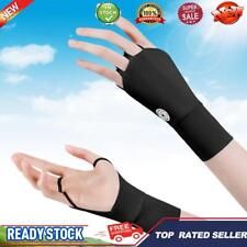 Women Half Golf Gloves Elastic Sports Gloves for Outdoor Practice (Black)