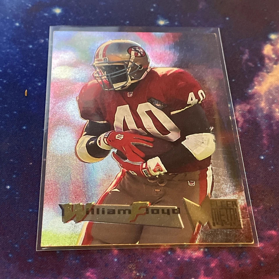 1995 Fleer Metal William Floyd #17  Football  San Francisco 49ers - Image 1 of 1