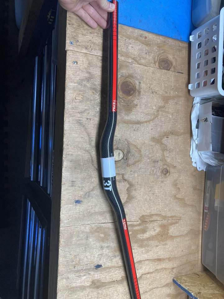 3T Eryx Team fibra de carbono bicicleta de montaña mtb manillar 31,8 725 mm elevador Foto 1 de 4