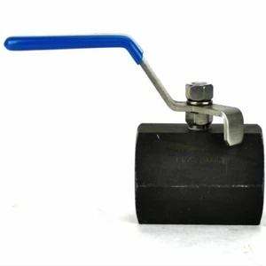 Midland Metal Mfg. 949127 1-1/2" 2000 PSI Carbon Steel Ball Valve - Picture 1 of 6