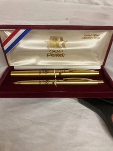 '84 Olympics pen and pencil set New with both boxes by Pentel - Picture 1 of 10