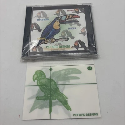 TARJETA DE MEMORIA JANOME MEMORY CRAFT DISEÑO DE AVES MASCOTAS Foto 1 de 3