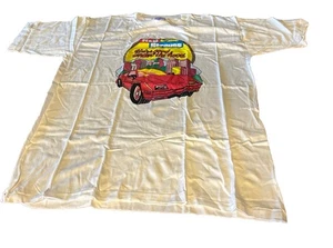 T-shirt R&S Strauss grafica vintage riparazione auto bianca XL - Foto 1 di 2