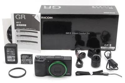 RARE URBAN [MINT in BOX] Ricoh GR II 16.2MP Black Compact Digital Camera JAPAN - Image 1 of 4