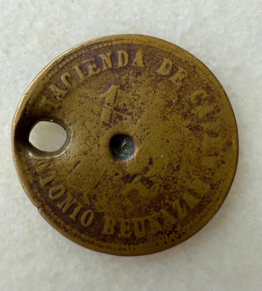 Ril Antiguo De Puerto Rico / Ficha de Plantación Antigua - Adjuntas, PR. 1875-1890 Foto 1 de 4