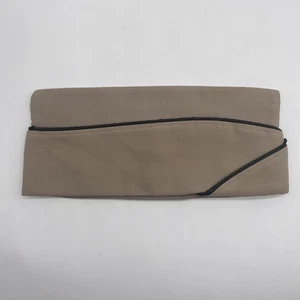 Texas A&M Corps Of Cadets Hat Garrison Cover ROTC Light Brown Black Trim - Picture 1 of 4