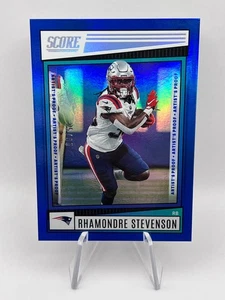 Rhamondre Stevenson - 2022 Score #286 Artist's Proof /35 Patriots SSP - Picture 1 of 3