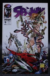 Spawn (1992) #9 Mercado Directo Todd McFarlane Cubierta y Arte Primera Aplicación de Angela En estado bastante bueno/casi nuevo - Imagen 1 de 3