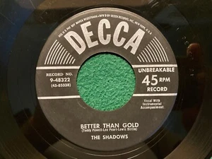 THE SHADOWS / BETTER THAN GOLD / BIG MOUTH MAMA / DECCA #9-48322  ( 45 rpm ) - Bild 1 von 3