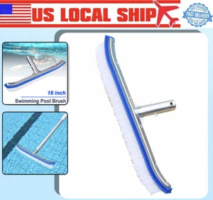 Cepillo de piscina ligero de 18" - Aluminio reforzado, resistente al cloro/corrosión - Imagen 1 de 12