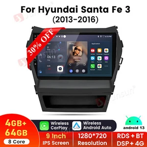 Android 13 For Hyundai Santa Fe 2013-2016 Car Stereo Radio CarPlay 4G+64G GPS - Bild 1 von 20
