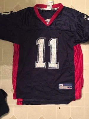 Camiseta deportiva juvenil Buffalo Bills Drew Bledsoe L (14/16) Reebok NFL Equipment Patriots  Foto 1 de 3