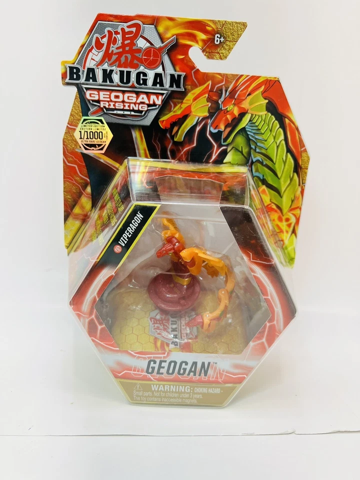 Bakugan GEOGAN Rising Viperagon and Stardox Limited Edition Ultra RARE 1/1000