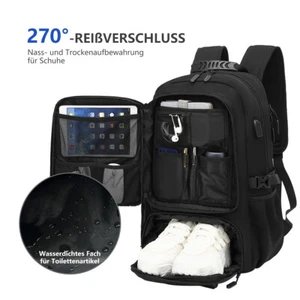 80L Rucksack Herren Wanderrucksack Trekkingrucksack Outdoor Reiserucksack Reise - Bild 1 von 10
