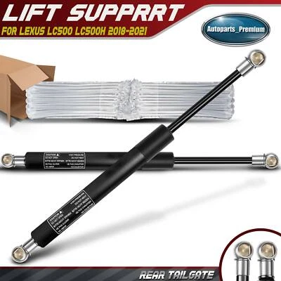 2x Soportes de elevación de maletero trasero amortiguadores puntales para Lexus LC500 2018-2023 con paquete deportivo Foto 1 de 4
