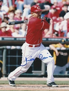 MIGUEL CAIRO CINCINNATI REDS ACTION SIGNED 8x10 - Picture 1 of 1