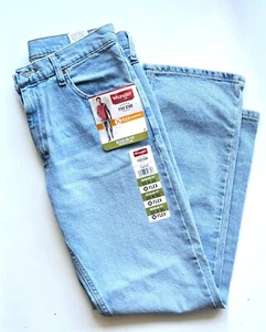 Wrangler Regular Fit Flex Jeans Men's 33x30 Straight Cotton Blend L Blue - Picture 1 of 2