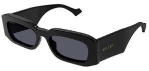 GUCCI GG1426S 001 54-19-145 OCCHIALE DA SOLE NERO lente GREY - Bild 1 von 2