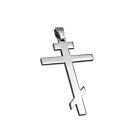 Orthodox Cross Necklace With Stainless Steel Orthodox Cross Pendant