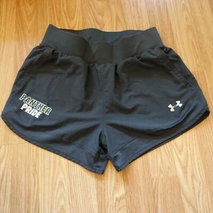 Under Armour Carolina Panthers "Panthers Pride" Women Shorts Small Heatgear - Picture 1 of 7