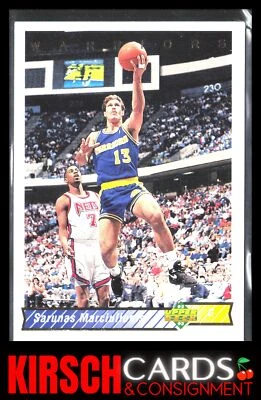 Sarunas Marciulionis 1992-93 Upper Deck #249 Golden State Warriors - Image 1 of 2