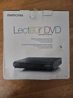New Memorex MVD2016BLK Progressive Scan DVD Player Complete Never Remove Out Box - Image 1 of 4