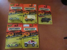 Lot of 5 MATCHBOX Get in the Fast Lane!  Original Packages