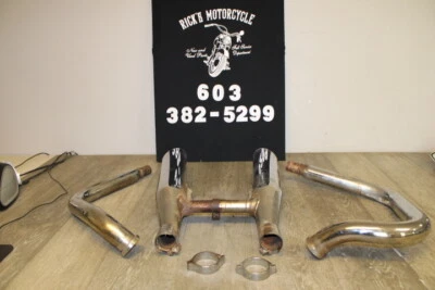 Suzuki Intruder 700 VS700 750 1987 cabezales de escape tubos silenciadores  Foto 1 de 4