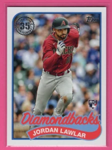 2024 Topps Series 1 - 1989 Topps Baseball #89B-1 Jordan Lawlar (RC) - Bild 1 von 2