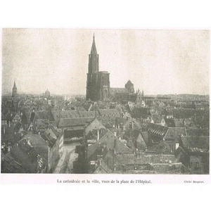 STRASBOURG Georges DELAHACHE Château Rohan Projet Blondel Musées et Statues 1931 - Imagen 1 de 11