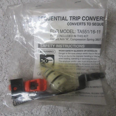 MAX TA81011 Sequential Trigger Valve Kit OEM - for TA551A/16-11 staplers NOS - Image 1 of 3