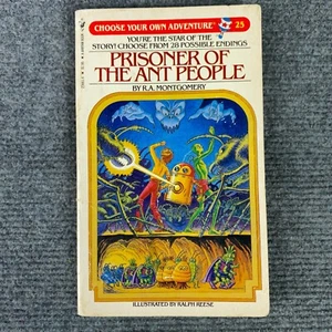 Choose Your Own Adventure #25 Prisoner of the Ant People RA Montgomery Vtg 1983 - Picture 1 of 11