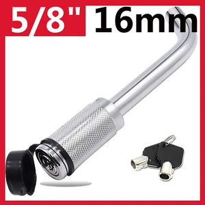 5/8" Bent Hitch Pin Lock 2 -Keys Universal for Truck Tow Trailer Receiver Hitch - Picture 1 of 8