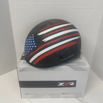2023 Z1R CC Gorro Justicia Media Cara Calle Moto Casco XL Correa Barbilla Bandera Foto 1 de 4