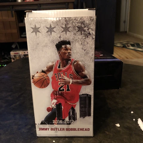NEW ! NBA CHICAGO BULLS JIMMY BUTLER BOBBLE-HEAD Cover