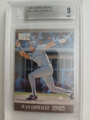1991 Fleer Ultra Update - Juan González #U-55 - Image 1 of 2