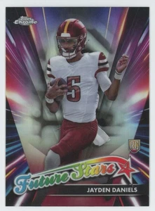 2024 Topps Chrome Future Stars Jayden Daniels Rookie Commanders #FS-2 C05 - Picture 1 of 2